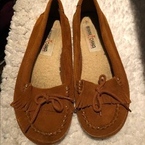 Vintage Y2K Woman's leather moccasins size 6 woman's